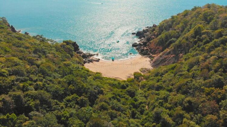 Butterfly Beach - Aerial view