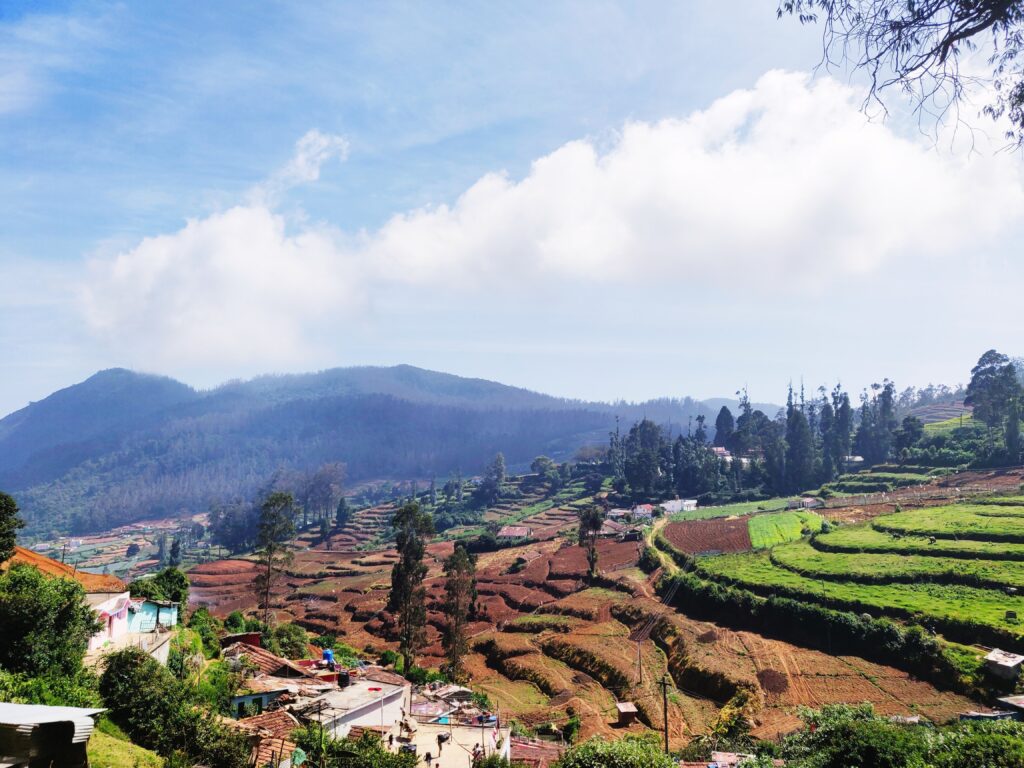 Ooty India landscape view