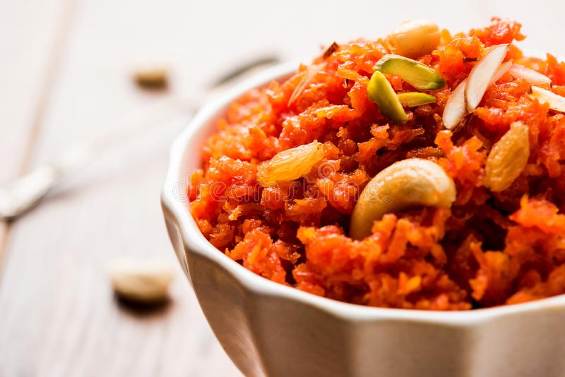 Gajar ka halwa or Carrot Halwa - Indian desserts