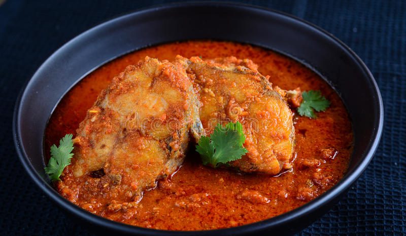 Traditional fish curry - Indian food