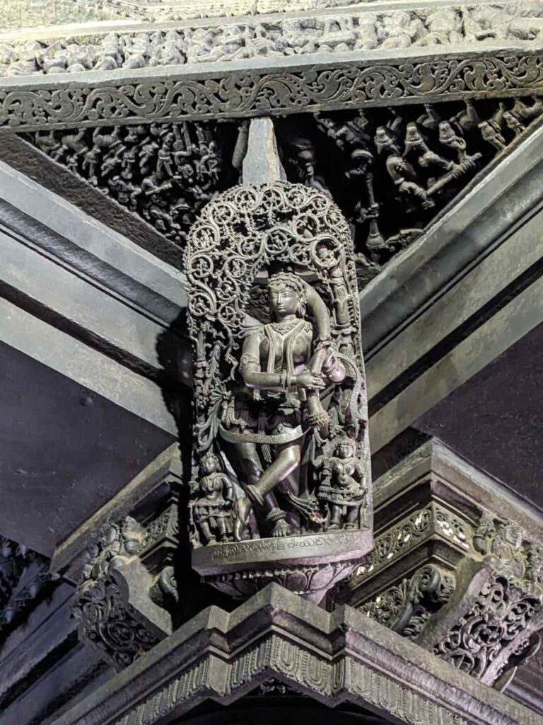 Dancing Dieties at Belluru Chennakeshava Temple