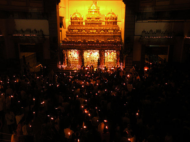 Deeposthava at ISKCON Temple Bangalore