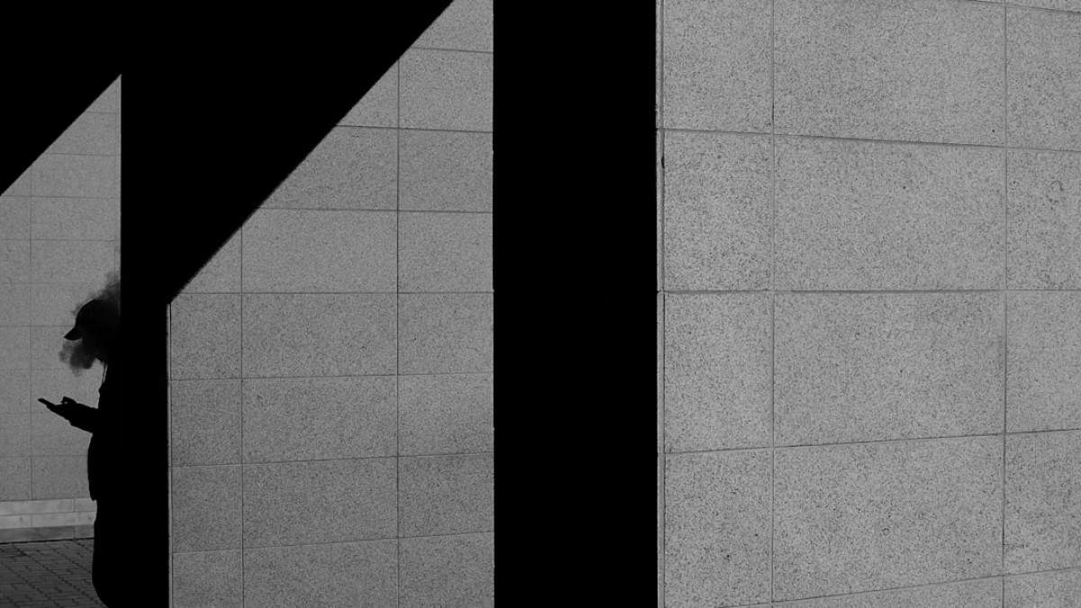 black and white checkered textile