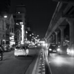 MG Road Bangalore Night View