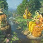 Rama and Lakshmana in search of Sita