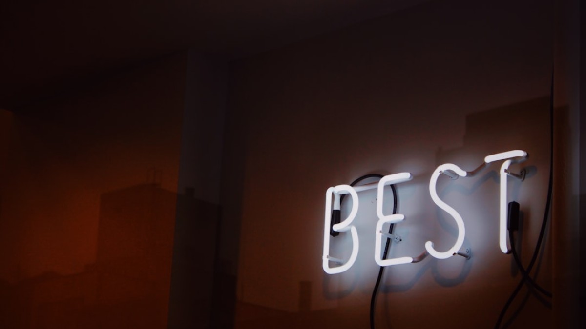 turned on Best neon sign